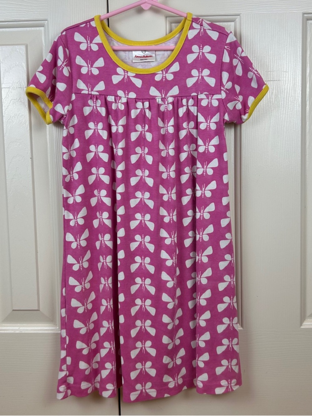 Hanna Andersson Pink Butterfly Dress